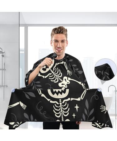 Kigai Happy Halloween Barber Cape - Adjustable Waterproof Hair Cutting Cape for Men & Women | Professional Salon Hairdressing Cape - Buy Online on SooperMarket.com
