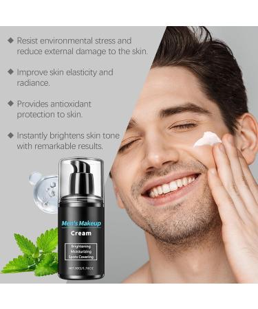 Men's Makeup Face Cream Brightening Moisturiser for Men Dark Spot Cream Skin Lightening Cream Hydrating Face Cream Face Care for Even Skin Tone Moisturizing Spots Covering Firming - Buy Online on SooperMarket.com