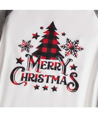 PatPat Family Matching Christmas Pajamas Set - Grey Tree Snowflake Print, Kids 4-5 Years - Buy Online on SooperMarket.com