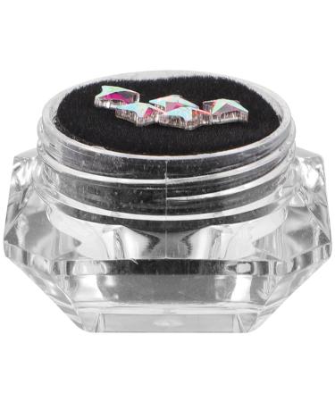 Healvian Tooth Gem Kit 5pcs Star Tooth Jewelry with Storage Box Professional Tooth Crystal Decor Tooth Ornaments for Women Girls Colorful