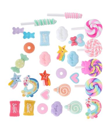Candy Toys 29Pcs Simulation Candy Decoration for Phone Shell for DIY Enthusiasts