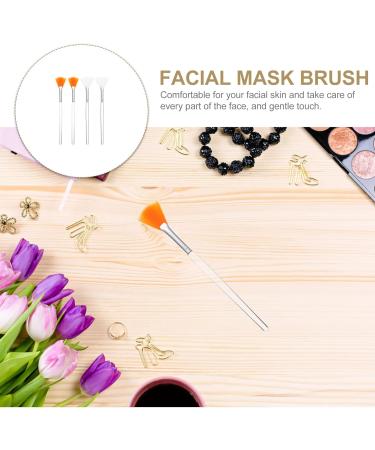 STAHAD 4pcs Mask Brush Powder Applicator Gel Mask Flat Heads Fan for Facials Cosmetic Cream - Buy Online on SooperMarket.com