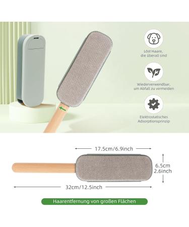 Ceblish Reusable Lint Brush for Animal Hair Remover | Cat & Pet Hair Cleaner | Easy to Clean Clothing Brush | Eco-Friendly Green Design - Buy Online on SooperMarket.com