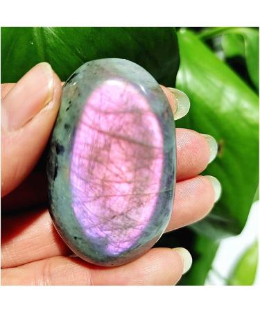 Natural Gemstone Beautiful Purple Light Labrador Palm Stone Crystal Spiritual Crystal Home Decoration Stone Collection (Color : 40-50g Size : 1pc) 1pc 40-50g - Buy Online on SooperMarket.com
