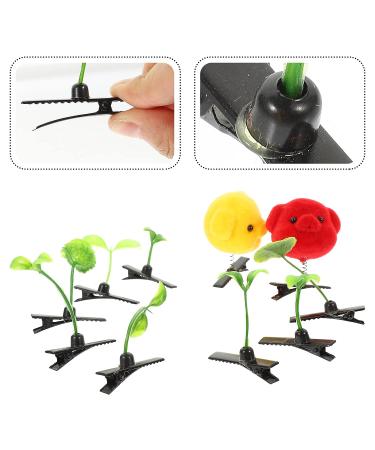 KALLORY 10pcs Bean Sprout Hair Clips - Cute Green Pea Barrettes for Girls - Buy Online on SooperMarket.com