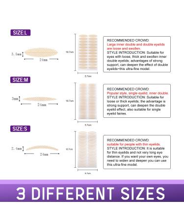 480 Count Eyelid Lifter Strips for Dramatic Instant Eye Lift - Double Eyelid Tape for Heavy Hooded Droopy Lids - Ideal for Uneven Mono-Eyelids - Buy Online on SooperMarket.com