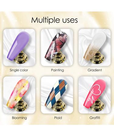 Shop Gel Nail Polish Cream - 3 Elegant Colors for Christmas Parties | Safe & Delicate DIY Nail Art | #10 Soy Milk White Flash Star Silver Sweet - Buy Online on SooperMarket.com
