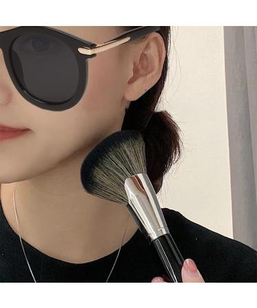 Worparsen Face Contour Brush Convenient Soft Synthetic Hair Portable Face Cheek Overall Setting Make Up Brush for Salon C - Buy Online on SooperMarket.com