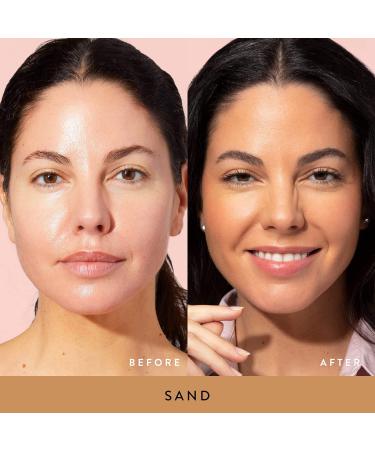 Laura Geller Baked Balance-N-Glow Foundation Set with Retractable Kabuki Brush - Sand Shade - Buy Online on SooperMarket.com