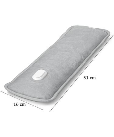 Rechargeable Electric Hot Water Bottle Hand Warmer Massager - 51x16cm Grey - Buy Online on SooperMarket.com