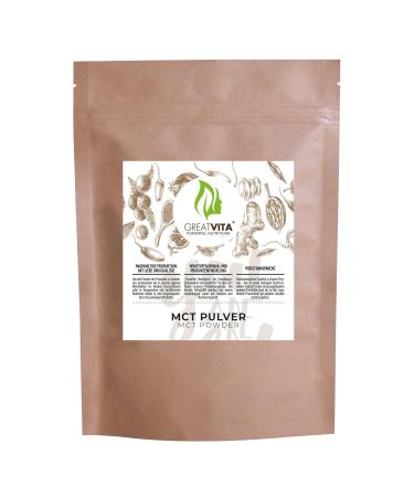 MCT powder - 400g / premium quality/perfect for a keto diet | coconut-based tasteless | GreatVita 400 g (1 pack)