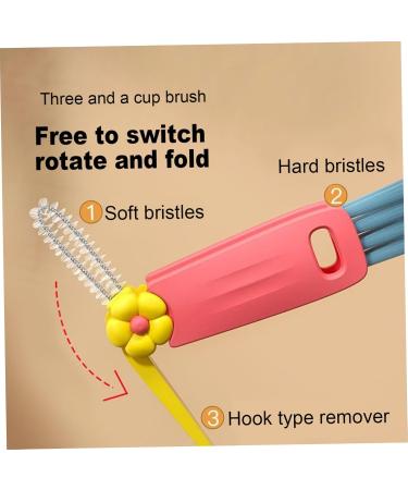 3 PCS Gap Cleaning Brush 3 in 1 Water Bottle Cleaner Brush Portable Bottle Cleaning Brush Rotating Bottle Brush Multifunctional Bottle Brushes for Cleaning Home Daily UseGap Cleaning Brush Water B - Buy Online on SooperMarket.com