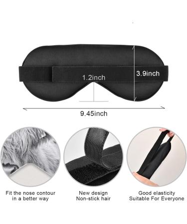 Haskirky Light Blocking Eye Mask for Men and Women | Adjustable & Breathable | Perfect for Travel, Yoga, Meditation, and Office Deep Sleep | Comfortable & Smooth | Highland Cow Design - Buy Online on SooperMarket.com