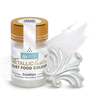Designer Metallic Lustre Dust Snowflake 5g by Squires Kitchen - Sparkle and Shine for Your Creations - Buy Online on SooperMarket.com