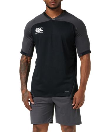 Canterbury Men's Vapodri Evader Rugby Jersey XL Black