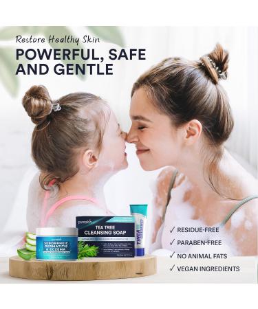 Extra Strength Tea Tree Antifungal Soap - Psoriasis Athlete's Foot & Eczema Relief | 2PCS Body Wash for Body Odor & Tinea Versicolor - Buy Online on SooperMarket.com
