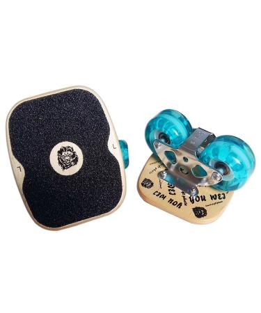 Pro Canadian Maple Drift Board Split Plate Skateboarding Extreme Skate Sports Light Blue wheels