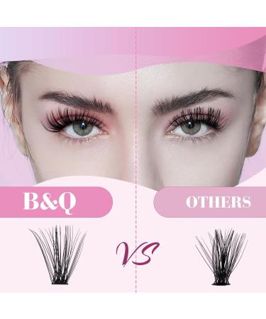 DIY Lash Extension Kit with D Curl Cluster Lashes for Home - Lash Bond, Seal, and Applicator Tool Included - Individual Eyelashes - B&Q - 1 Pack - Buy Online on SooperMarket.com