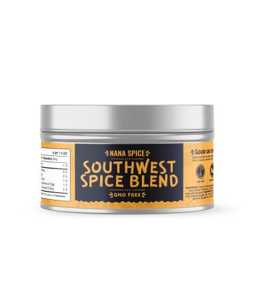 SOUTHWEST SPICE BLEND SEASONING BY NANA SPICE | 90 G TIN | HAND GROUNDED FOR RICH AROMA AND FLAVOUR