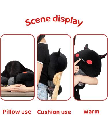 Mewaii 14'' Mothman Mushroom Plush Pillow Squishy Toy - Black Moth 14 Inch - Buy Online on SooperMarket.com