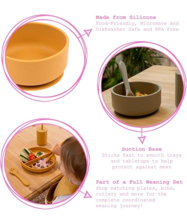 Tiny Dining Baby Silicone Suction Bowl Set with Lids - 3pc Multicolour Set - Buy Online on SooperMarket.com