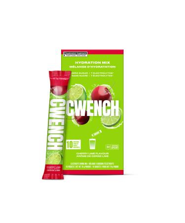 Cwench Electrolyte Hydration Mix Cherry Lime Drink Mix 10 Servings Cherry Lime 10 Servings (Pack of 1)