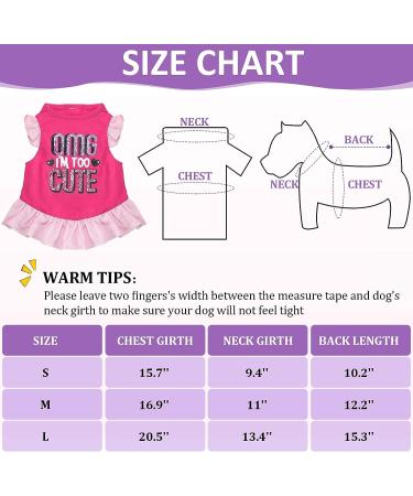 Pet Princess Dress Shirt - 4-Piece Cute Dog Sundress Set for Small Dogs & Cats - Summer Apparel with Ruffles - Puppy Skirt Shirt - Buy Online on SooperMarket.com