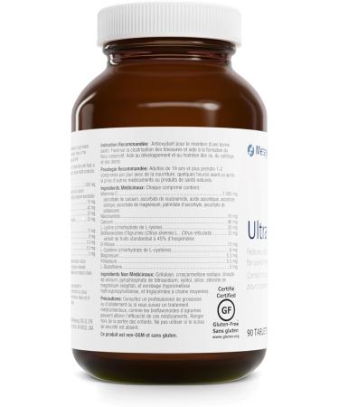 Metagenics - Ultra C 1000 - Vitamin C Antioxidant - 90 Tablets - Buy Online on SooperMarket.com