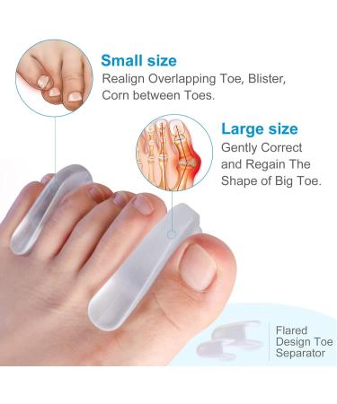 Professional Toe Corrector Separator for Big Toe Alignment and Bunion Relief - Travel and Home Use - Buy Online on SooperMarket.com