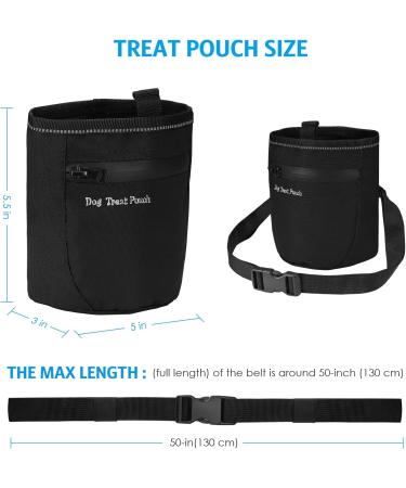 BriFit Dog Treats - Premium Dog Training Feed Bag Waterproof Snack Bags with Adjustable Belt & Magnetic Lock 17.5 x 13.6 x 8 cm - International Shipping - Buy Online on SooperMarket.com