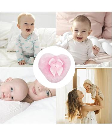 Toseky Makeup Powder Puff | Bowknot Heart Powder Puff Body Powder Puff for Dusting Powder Baby Women Powder Puff for Bath and Travel Pink - Buy Online on SooperMarket.com
