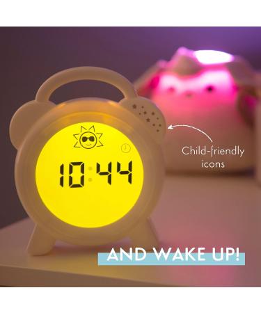 PurFlo Snoozee Sleep Trainer Clock for Toddlers | Kids Alarm Clock & Night Light | Rechargeable & Portable - Buy Online on SooperMarket.com
