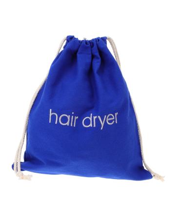 Baluue 3 Pcs Hair Dryer Storage Bag Dustproof Pouch Black Backpack Drawstring Sack Hair Dryers Canvas