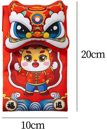 AWHAO Chinese New Year Red Envelope Bag Spring Festival Envelopes Hongbao for Birthday - Buy Online on SooperMarket.com