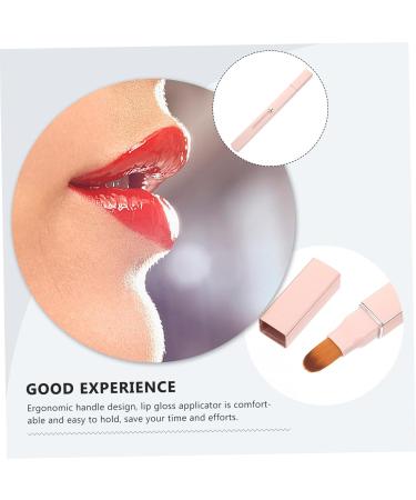 Balacoo Lip Makeup Brush - Retractable Lipstick Applicator Wands for Women | Double Head Concealer Brush | Pink Artificial Fiber - Buy Online on SooperMarket.com
