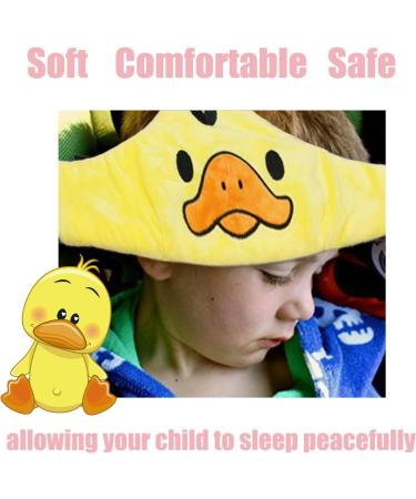 Baby Carseat Head Support - Safe Headrest Band for Sleep Positioner | Toddler & Child Neck Protection Belt - Yellow - Buy Online on SooperMarket.com