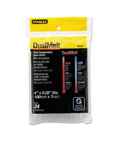 Stanley Hand Tools GS10DT Mini Dualmelt Glue Sticks 24 Count