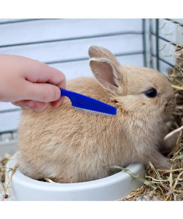Bunny Grooming Kit: Rabbit Brush, Hair Remover, Nail Clipper, Comb & Bath Brush in Blue - Buy Online on SooperMarket.com