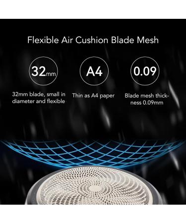 Premium Electric Beard Trimmer - Double Ring Blade Stable & Quiet Hair Cutter for Home Use (Black - Buy Online on SooperMarket.com