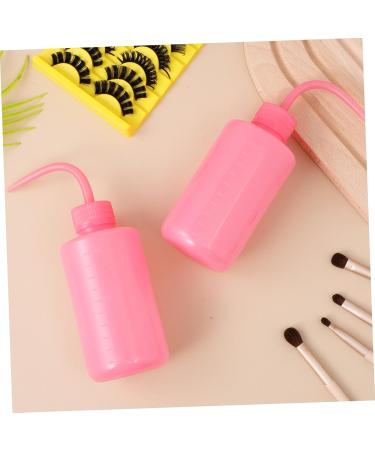 Safety Wash Bottle Set - 2pcs 250ml Eyelash & Dreadlock Cleaning Bottles | Pink Squeeze Water Bottle for Hair & Lab Use - Buy Online on SooperMarket.com