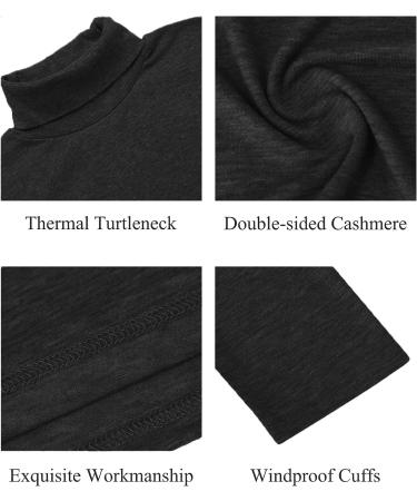 Men's Slim Fit Black Turtleneck Sweater | Casual Long Sleeve Top | Breathable & Cozy | Medium - Buy Online on SooperMarket.com
