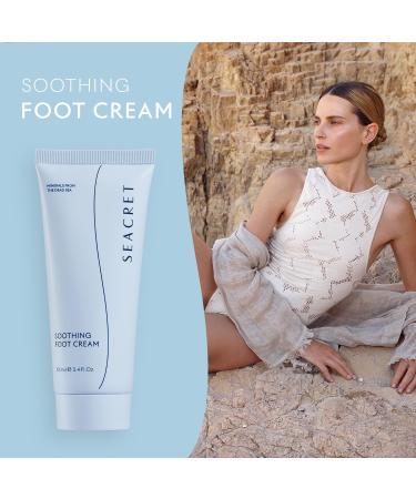 SEACRET Foot Cream with Tea Tree Oil & Dead Sea Minerals - 100ml | Hydrating & Soothing Foot Care for Optimal Health - Buy Online on SooperMarket.com
