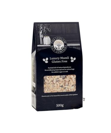Muesli - Gluten Free (500g 2 x 500g 6 x 500g) by Ludlow Nut - High Fiber- Protein-Rich Contain Oatmeal Buckwheat Flakes Fruits & Seeds - Easy to Digest - Delightful (1 x 500g)