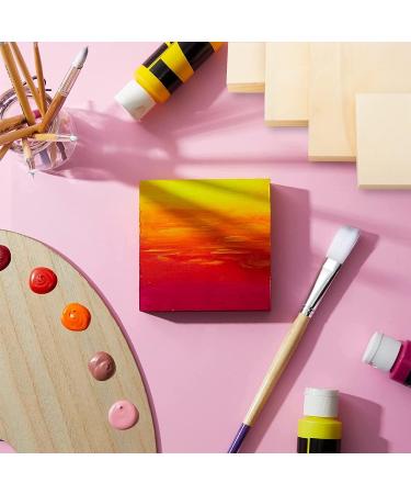 5-Piece Square Unfinished Wood Canvas Panel Boards for Painting and Home Decor - Buy Online on SooperMarket.com