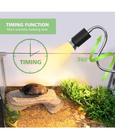 Lunriwis Turtles Heat Lamp | UVB Basking Spot Light Bulb for Reptiles - Ideal for Turtles Lizards Snakes and Amphibians - Buy Online on SooperMarket.com