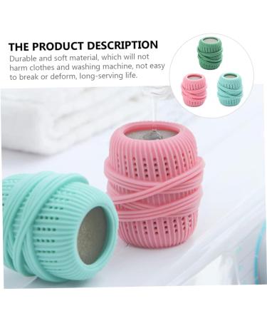 3Pcs/Set Washing Machine Laundry Ball Reusable Fabric Softener Dispenser Laundry Balls for Removal Washer Ball Dryer Washing Laundry Washing Sponge Household Substitute (3Pcs) - Buy Online on SooperMarket.com