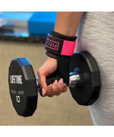 FITGIRL Wrist Straps for Women - Gym Lifting Wraps for Improved Muscle Gain in Legs, Back, Shoulders, and Core (Black) - Buy Online on SooperMarket.com