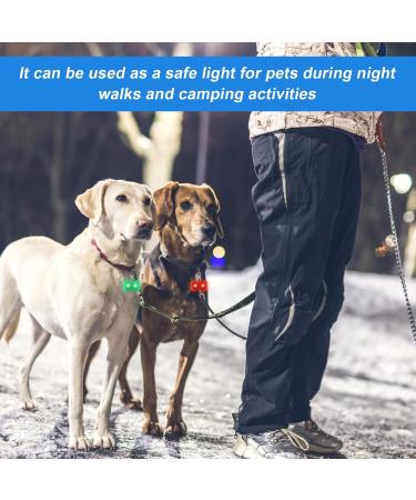 VAILEAL 8-Piece LED Dog Lights - Multicolor Waterproof Safety Lights with Turn Signals for Dogs Cats Joggers & Kids - Perfect for Night Walks - Buy Online on SooperMarket.com
