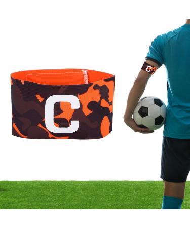 Adjustable Sports Captain's Armband - Youth Football Soccer Basketball Volleyball | Orange | International Shipping - Buy Online on SooperMarket.com