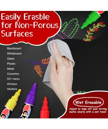 Pincelma 13 Pack Liquid Chalk Markers - Chalkboard and Glass Board Pens with 8 Labels - Ideal for Chalkboard Signs, Windows, Bistros - Buy Online on SooperMarket.com